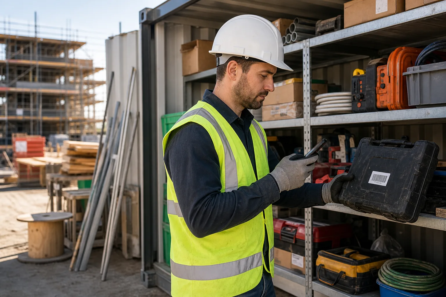 Construction inventory app inventory workflow