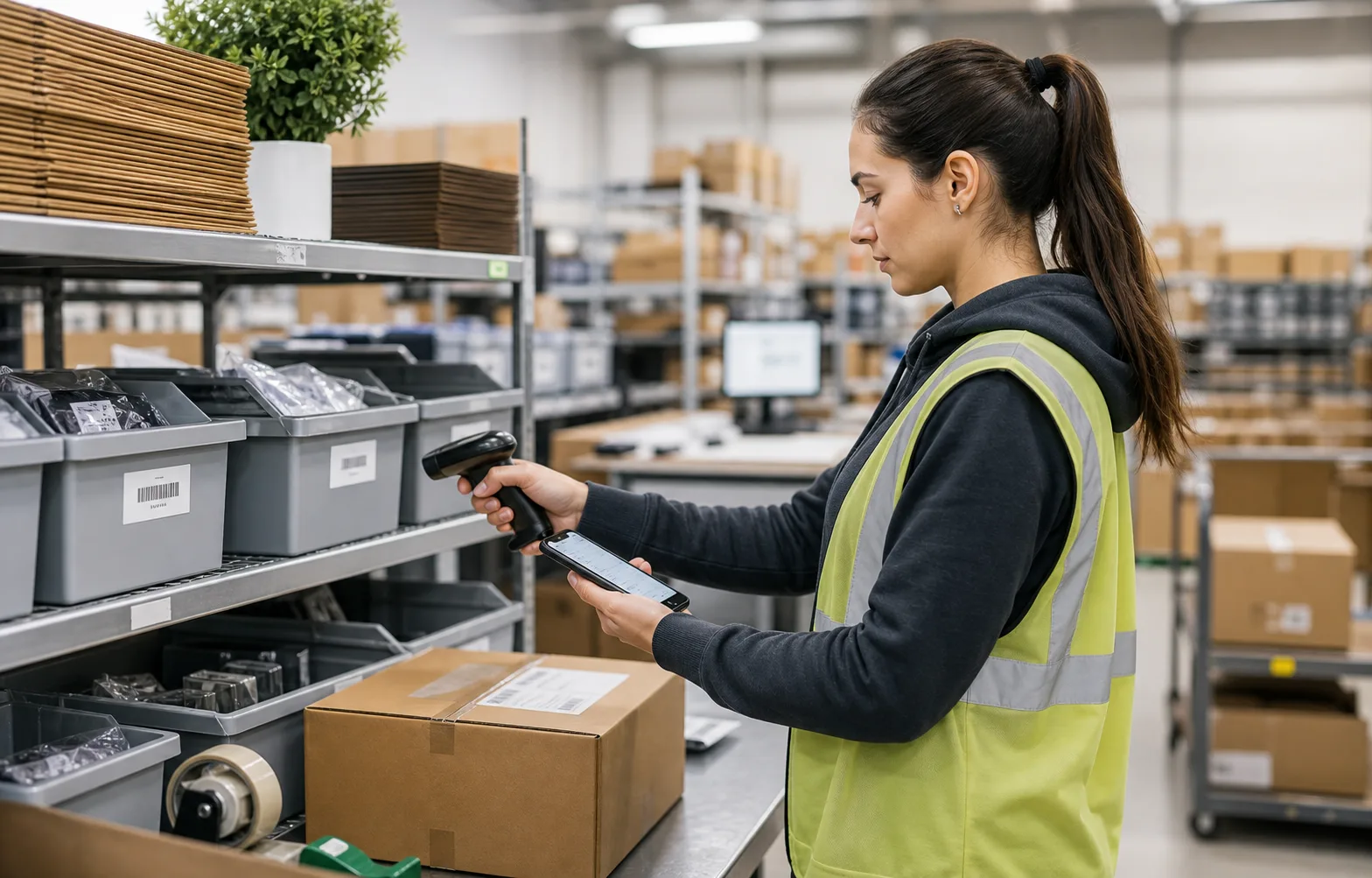 E-commerce inventory app inventory scanning workflow