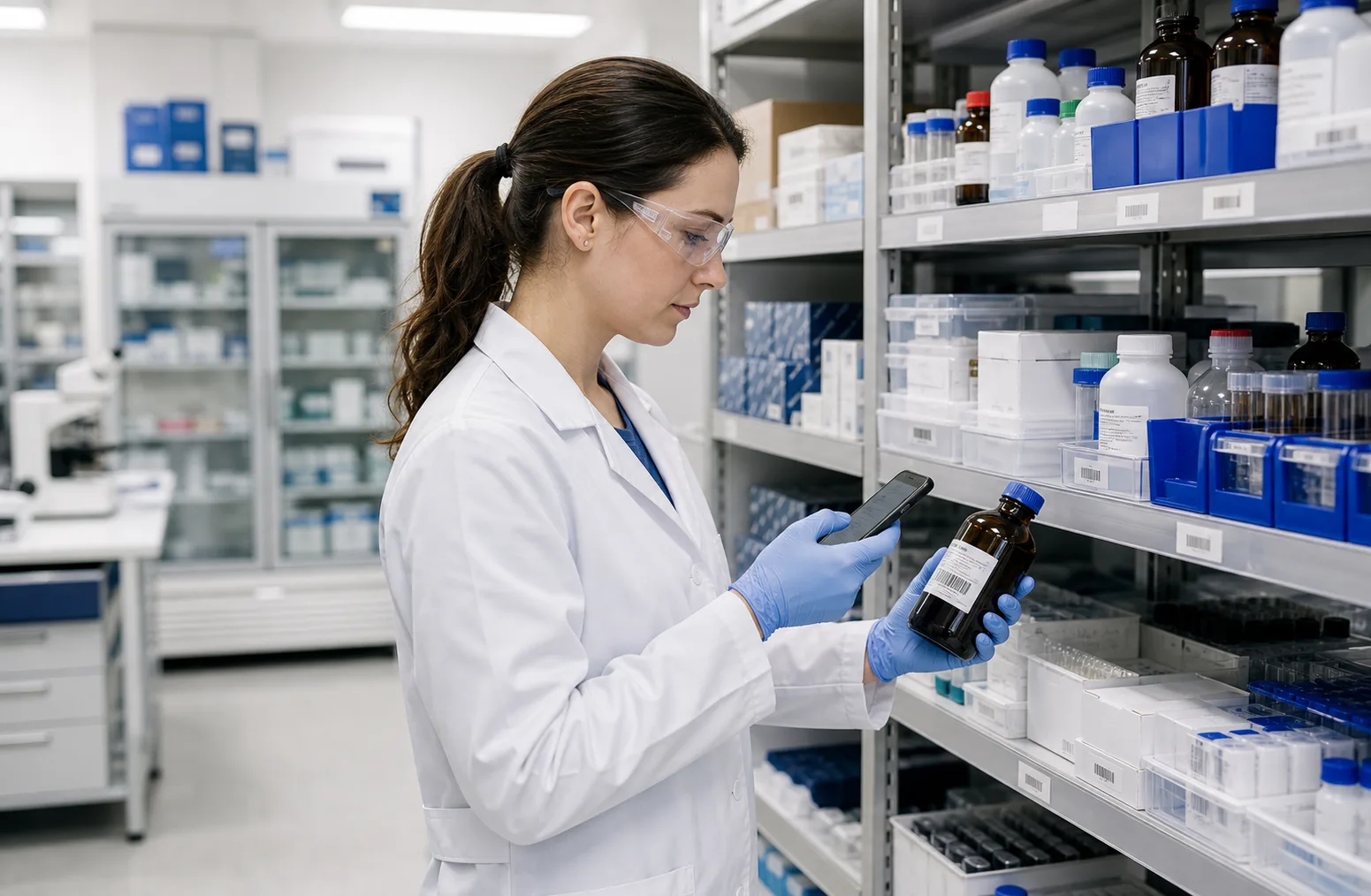 Laboratory inventory app inventory workflow