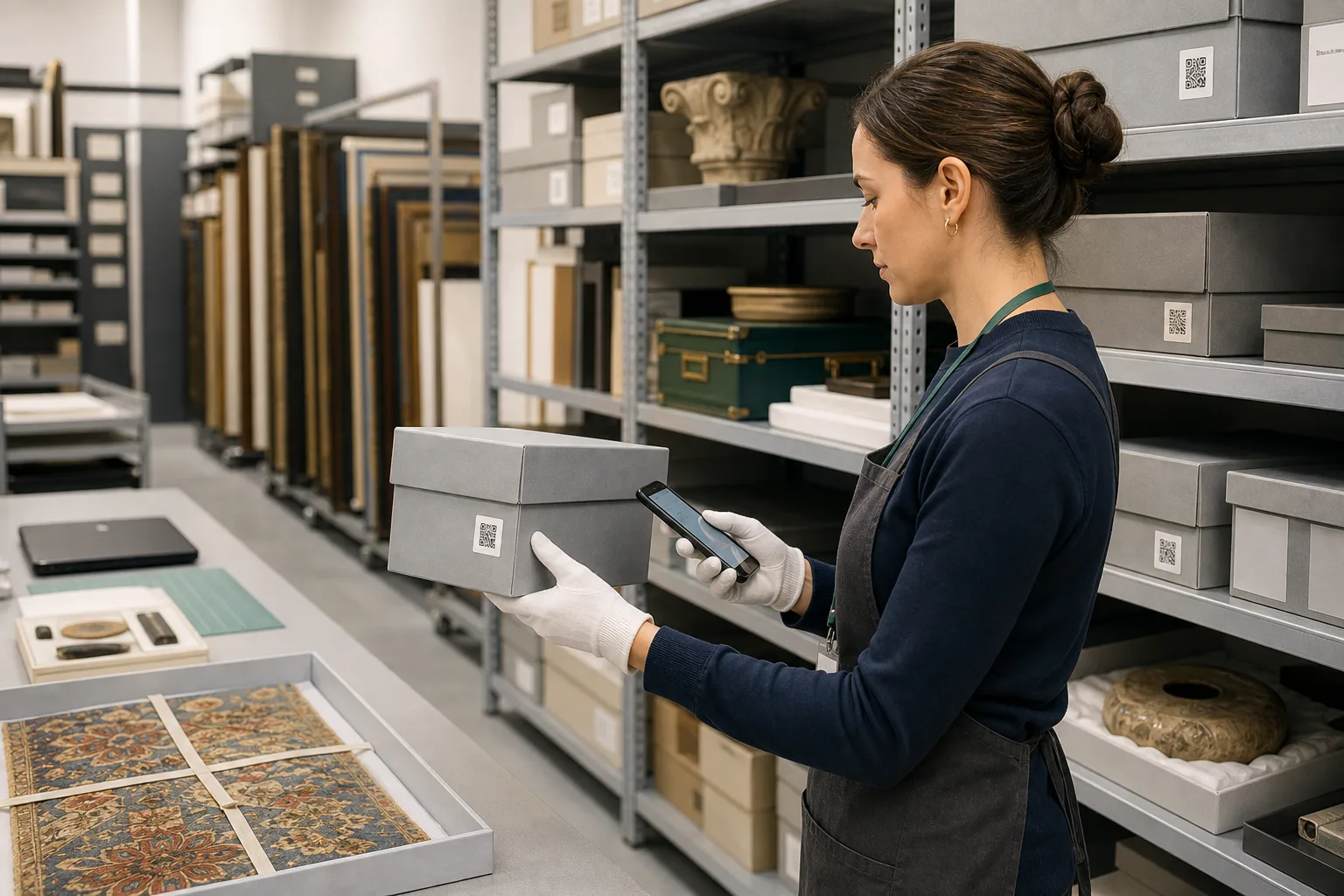 Museum inventory app inventory workflow
