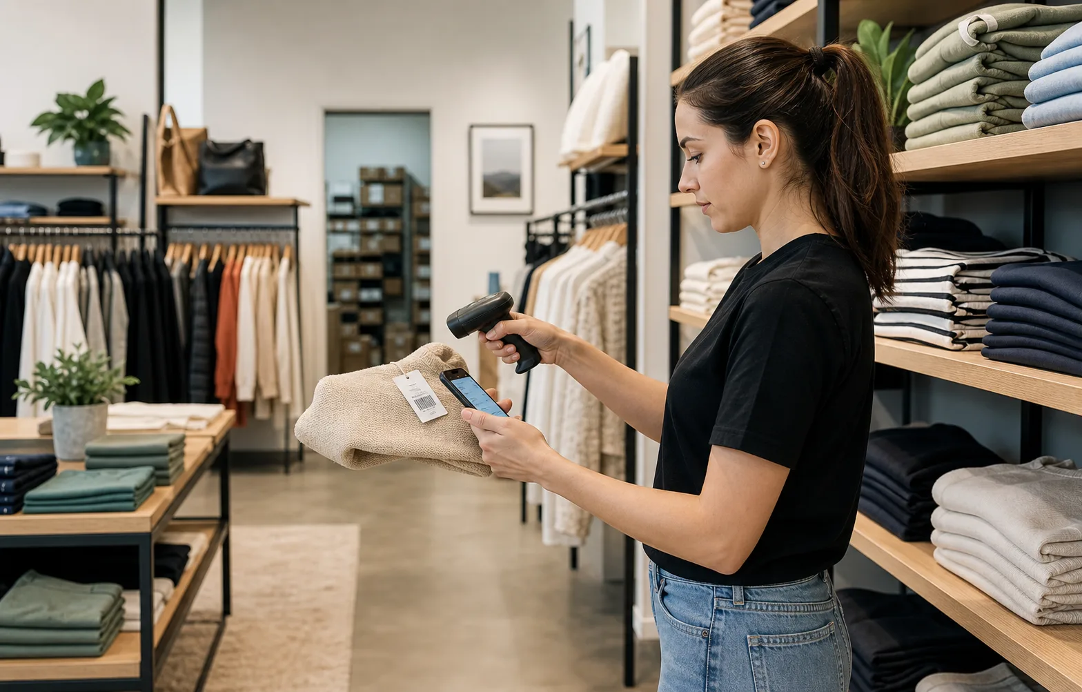 Retail inventory app inventory scanning workflow