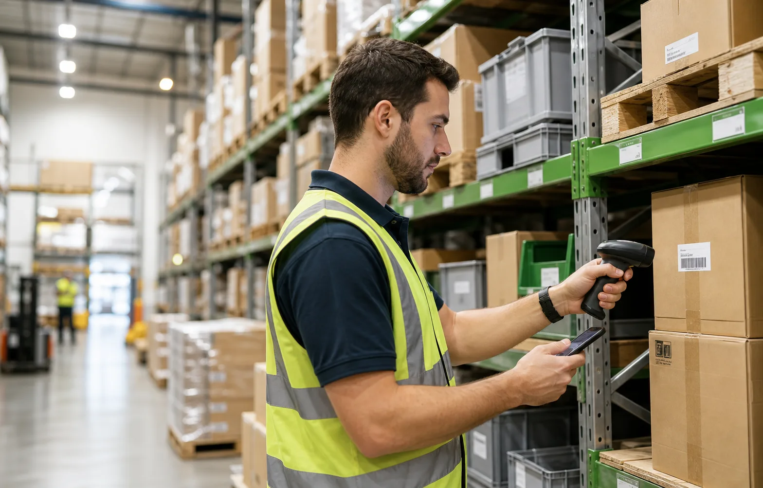 Warehouse inventory app inventory scanning workflow